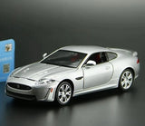 [TOY] 1:32 Jaguar 2010 XKR silver modellbil Die-Cast