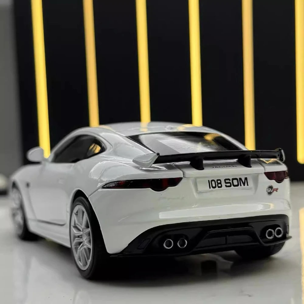 [TOY] 1:32 Jaguar 2017 F-Type R-Dynamic White Model Car Die-Cast