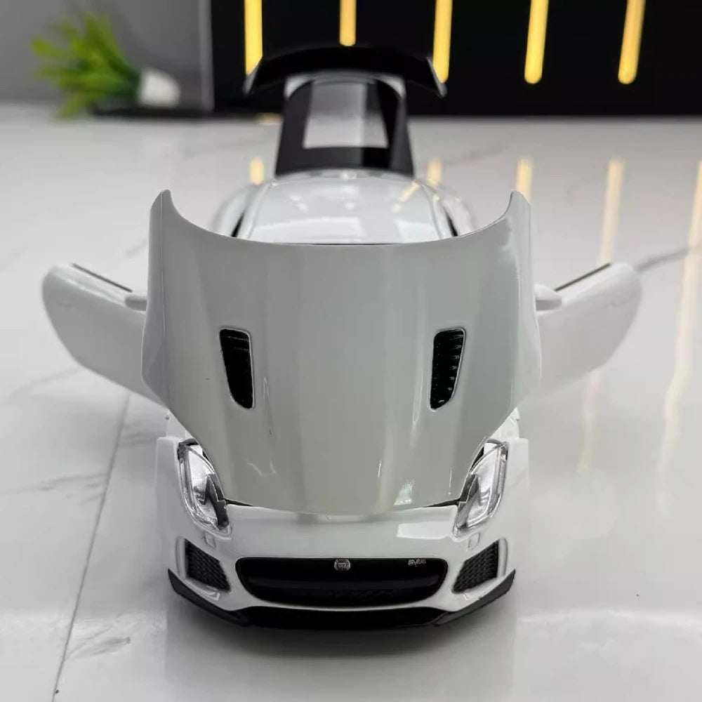 [TOY] 1:32 Jaguar 2017 F-Type R-Dynamic White Model Car Die-Cast