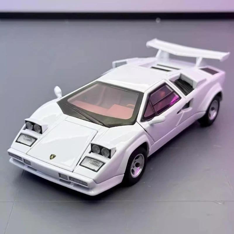 [TOY] 1:32 Lamborghini 1982 Countach LP500S White Model Car Die-Cast
