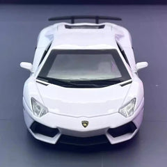 [TOY] 1:32 Lamborghini 2011 Aventador LP700-4 White Model Car Die-Cast