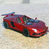 [TOY] 1:32 Lamborghini 2012 Aventador J röd modellbil Die-Cast