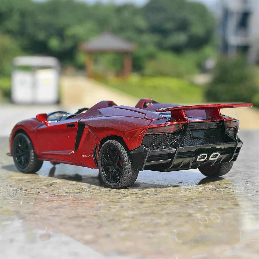 [TOY] 1:32 Lamborghini 2012 Aventador J rosso modellino di auto Die-Cast