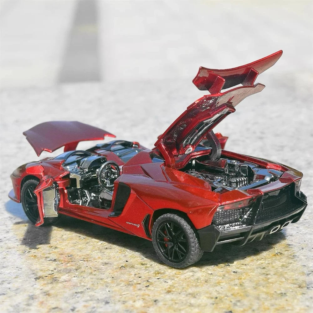 [TOY] 1:32 Lamborghini 2012 Aventador J rosso modellino di auto Die-Cast