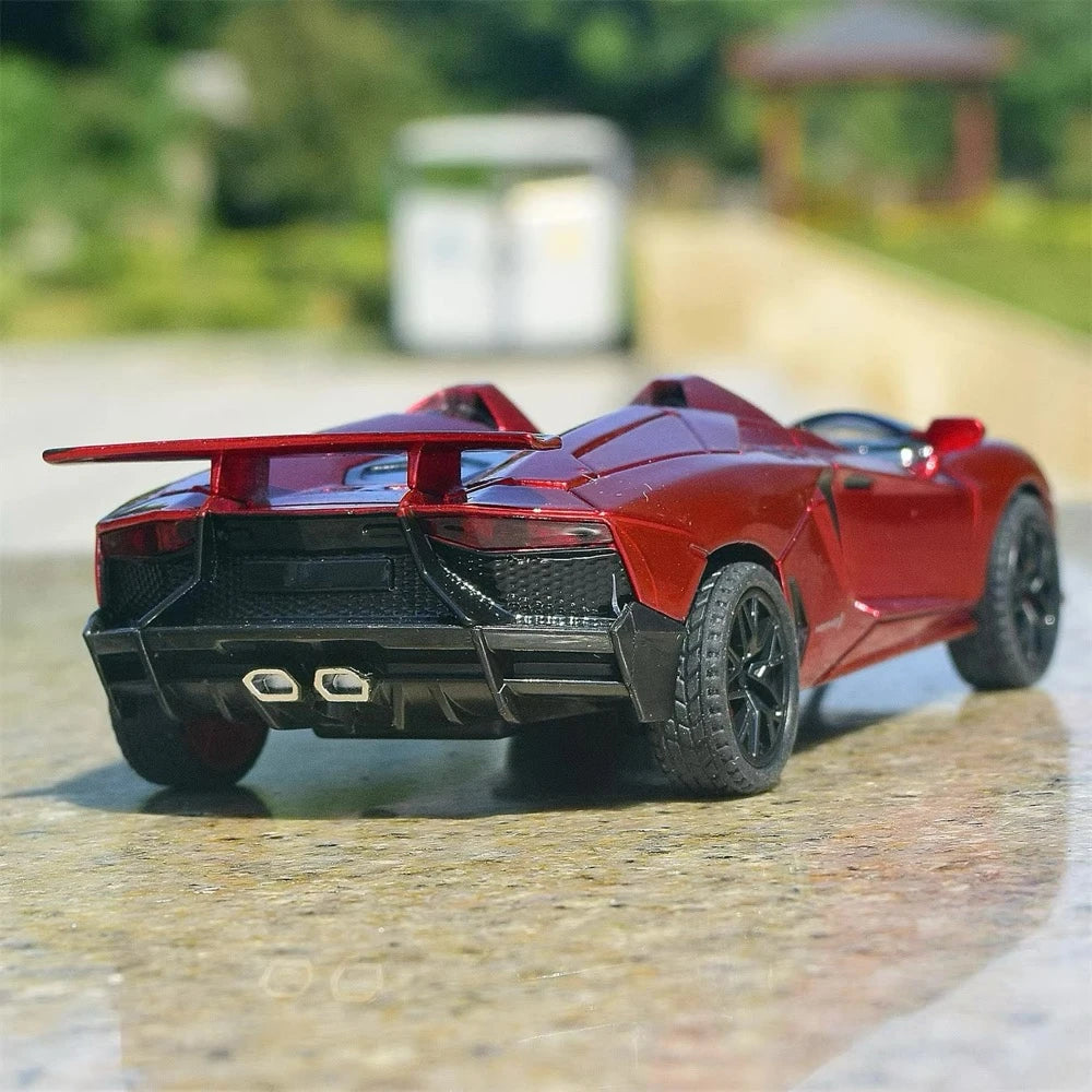 [TOY] 1:32 Lamborghini 2012 Aventador J rosso modellino di auto Die-Cast
