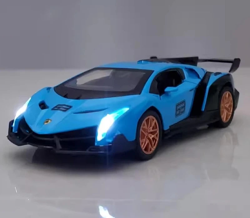 [TOY] 1:32 Lamborghini 2013 Veneno blu modellino di auto Die-Cast