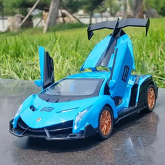 [TOY] 1:32 Lamborghini 2013 Veneno blu modellino di auto Die-Cast