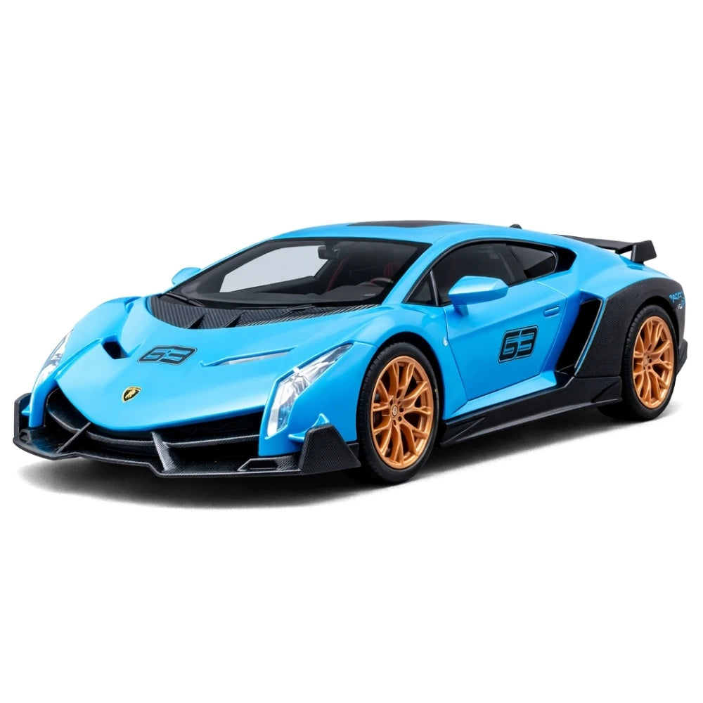 [TOY] 1:32 Lamborghini 2013 Veneno blu modellino di auto Die-Cast