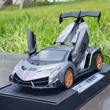 [TOY] 1:32 Lamborghini 2013 Veneno gris voiture miniature Die-Cast