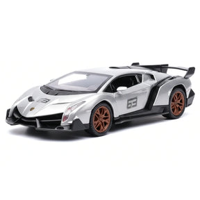 [TOY] 1:32 Lamborghini 2013 Veneno gris voiture miniature Die-Cast