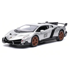[TOY] 1:32 Lamborghini 2013 Veneno harmaa pienoismalli Die-Cast