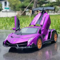 [TOY] 1:32 Lamborghini 2013 Veneno viola modellino di auto Die-Cast