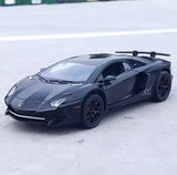 [TOY] 1:32 Lamborghini 2016 Aventador LP750-4 SV SuperVeloce nero modellino di auto Die-Cast