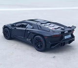 [TOY] 1:32 Lamborghini 2016 Aventador LP750-4 SV SuperVeloce nero modellino di auto Die-Cast