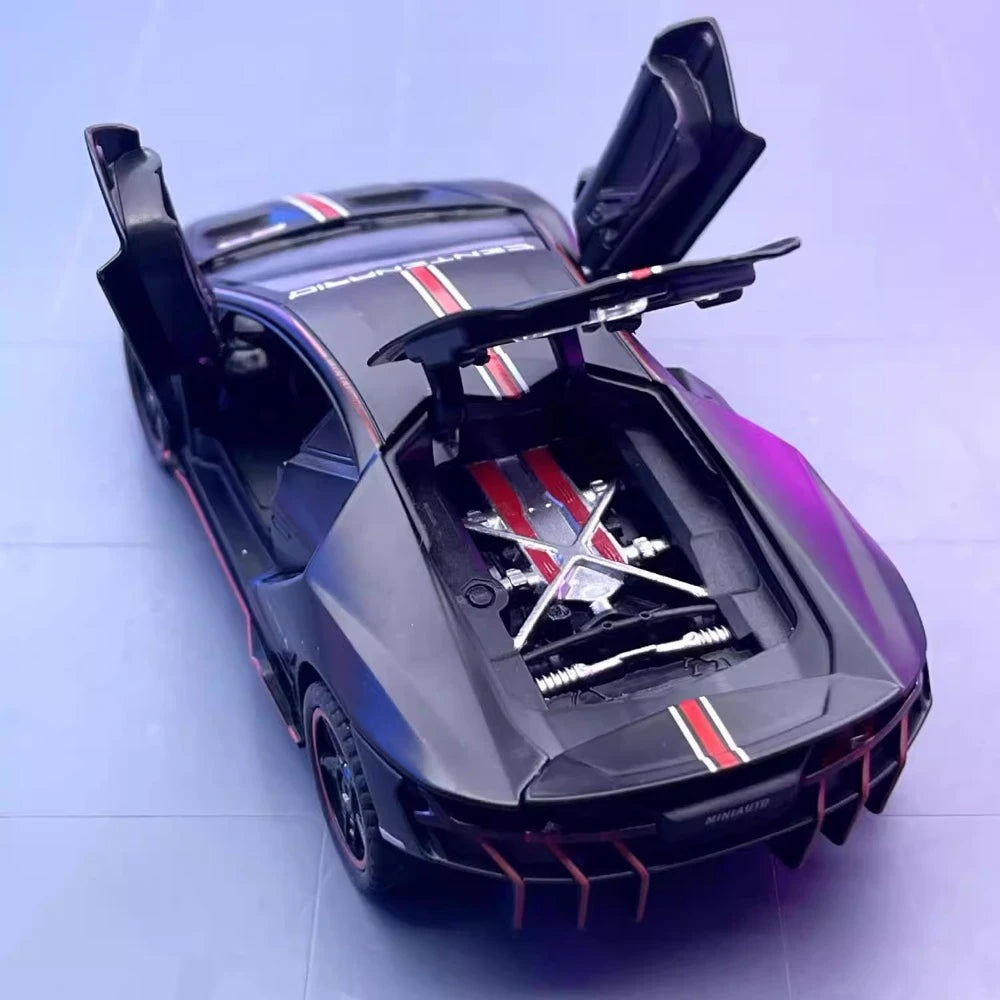 [TOY] 1:32 Lamborghini 2016 Centenario LP770-4 Black Model Car Die-Cast