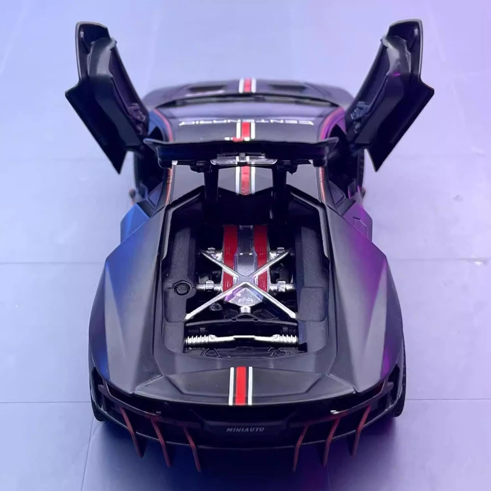 [TOY] 1:32 Lamborghini 2016 Centenario LP770-4 Black Model Car Die-Cast