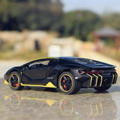 [TOY] 1:32 Lamborghini 2017 Centenario LP770-4 brillant noir voiture miniature Die-Cast