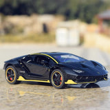 [TOY] 1:32 Lamborghini 2017 Centenario LP770-4 glanzend zwart modelauto Die-Cast