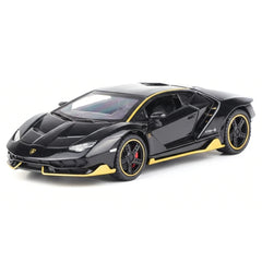 [TOY] 1:32 Lamborghini 2017 Centenario LP770-4 brillant noir voiture miniature Die-Cast