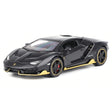 [TOY] 1:32 Lamborghini 2017 Centenario LP770-4 Matte Black Model Car Die-Cast