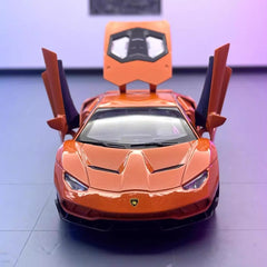 [TOY] 1:32 Lamborghini 2017 Centenario LP770-4 Orange pienoismalli Die-Cast