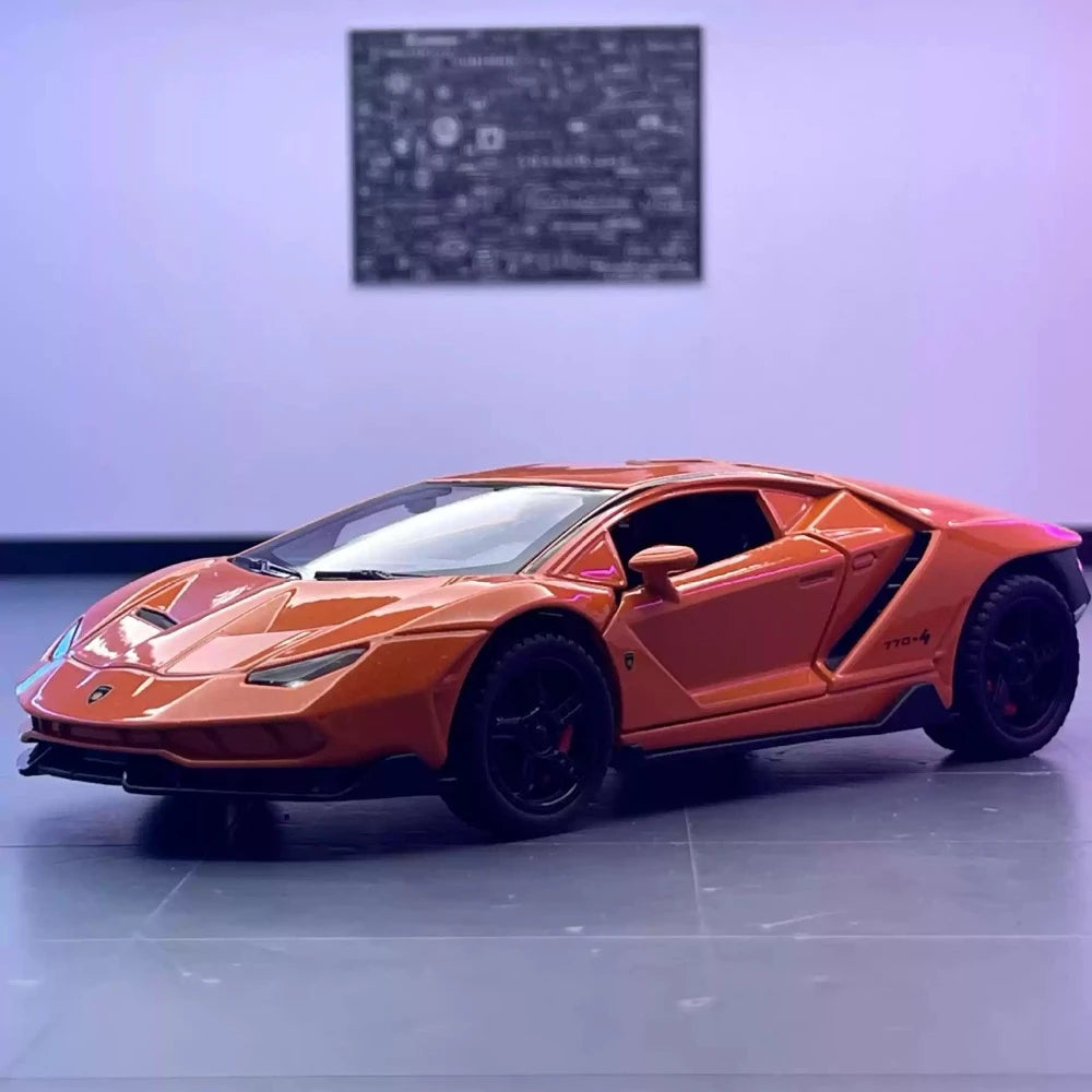 [TOY] 1:32 Lamborghini 2017 Centenario LP770-4 Orange pienoismalli Die-Cast