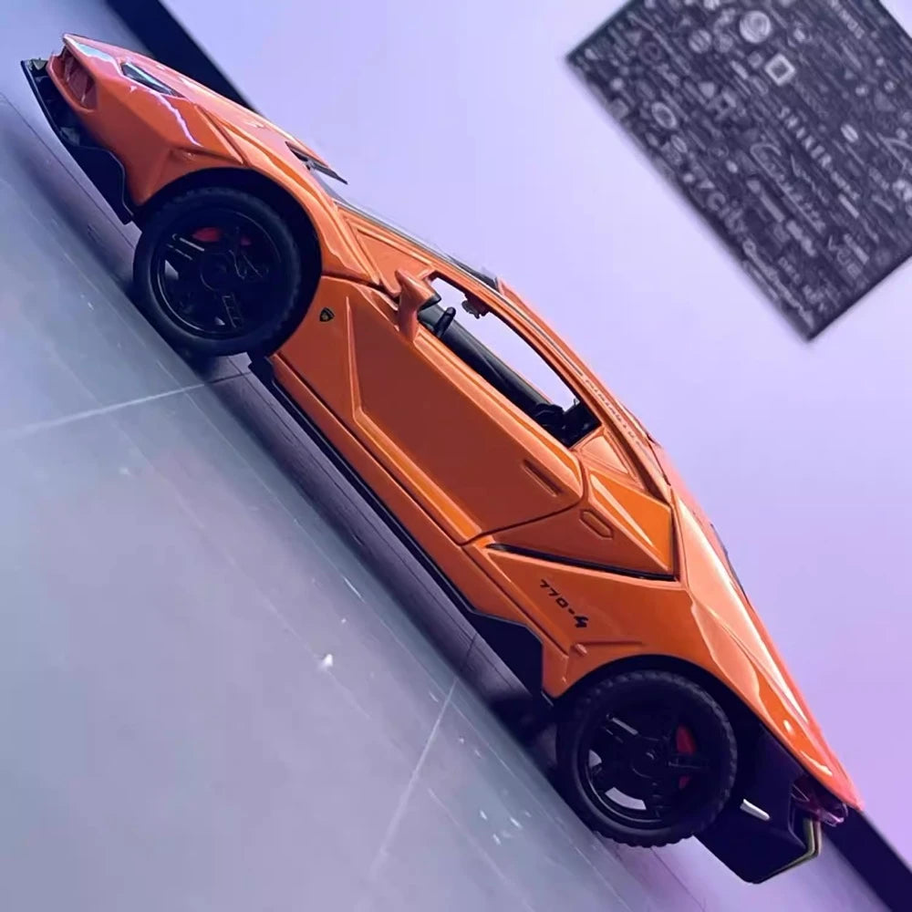[TOY] 1:32 Lamborghini 2017 Centenario LP770-4 Orange pienoismalli Die-Cast