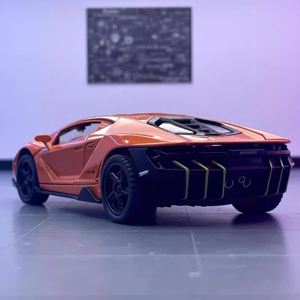 [TOY] 1:32 Lamborghini 2017 Centenario LP770-4 Orange Model Car Die-Cast