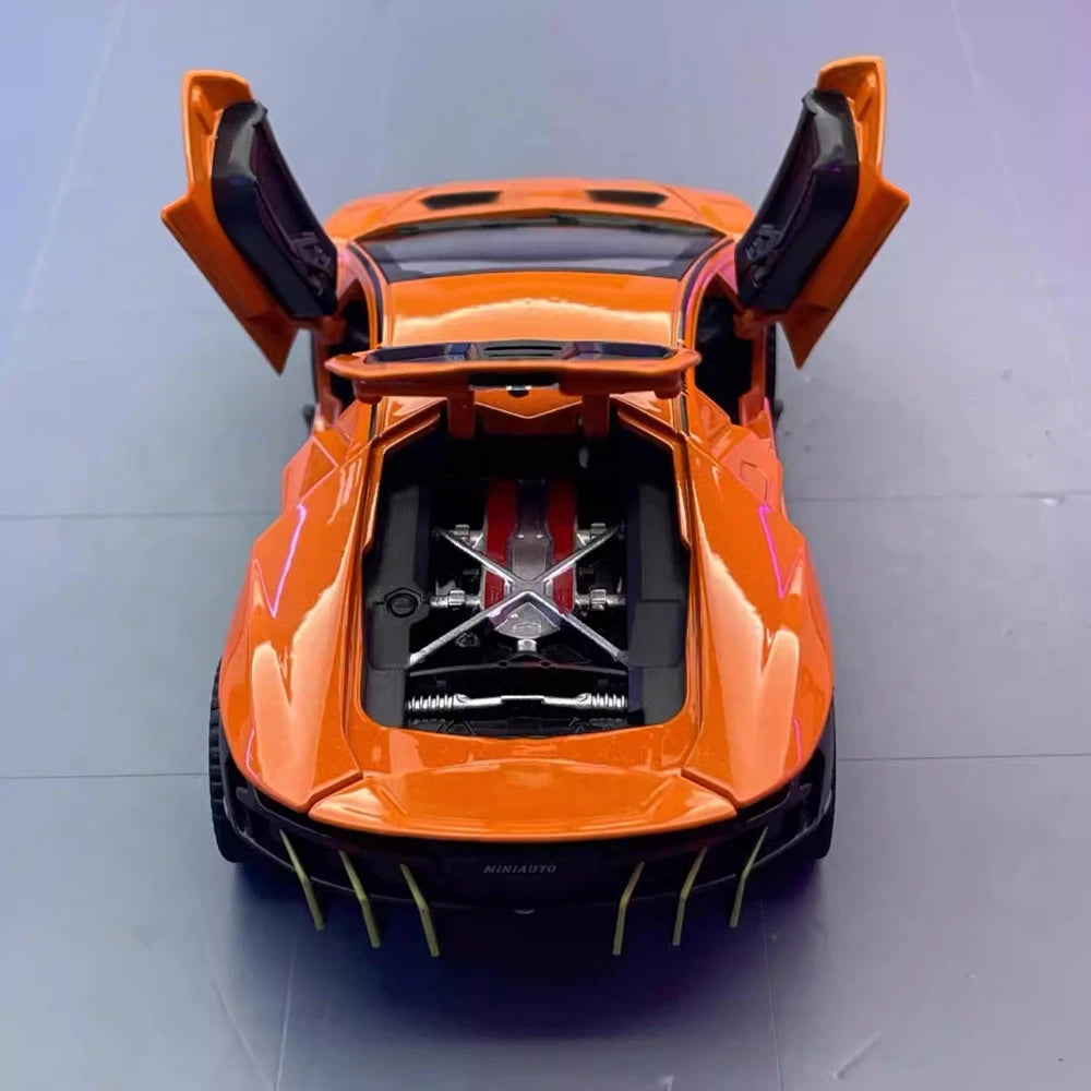 [TOY] 1:32 Lamborghini 2017 Centenario LP770-4 Orange pienoismalli Die-Cast