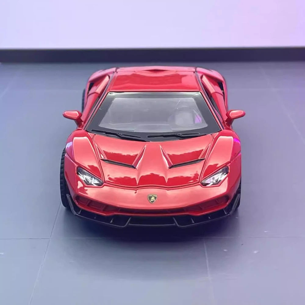 [TOY] 1:32 Lamborghini 2017 Centenario LP770-4 rosso modellino di auto Die-Cast