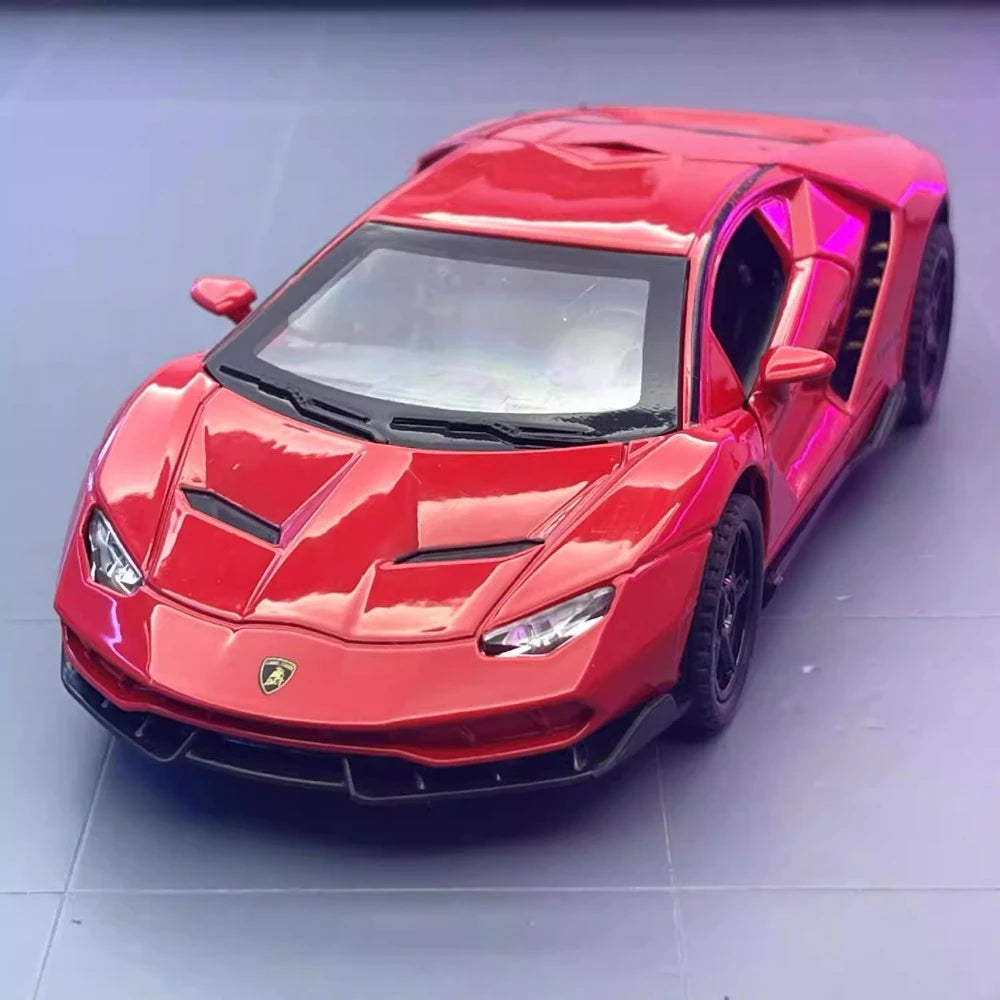 [TOY] 1:32 Lamborghini 2017 Centenario LP770-4 rosso modellino di auto Die-Cast