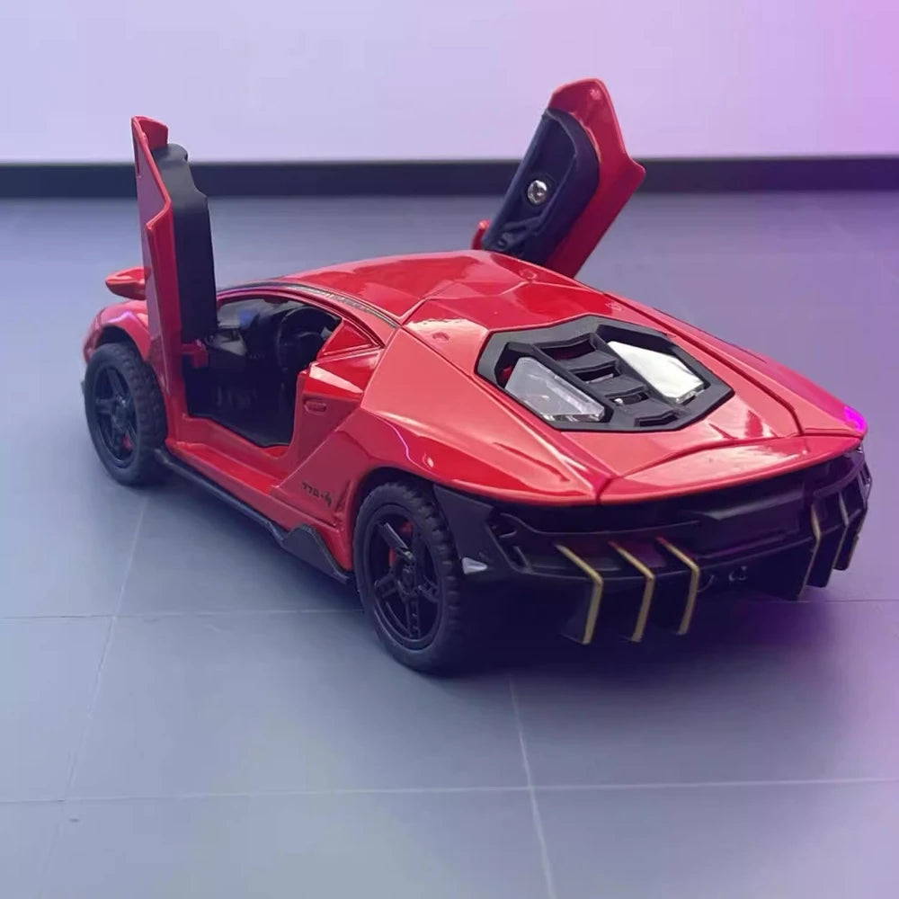 [TOY] 1:32 Lamborghini 2017 Centenario LP770-4 rosso modellino di auto Die-Cast