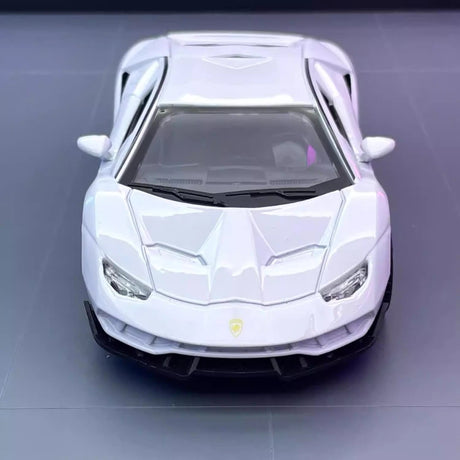[TOY] 1:32 Lamborghini 2017 Centenario LP770-4 vit modellbil Die-Cast