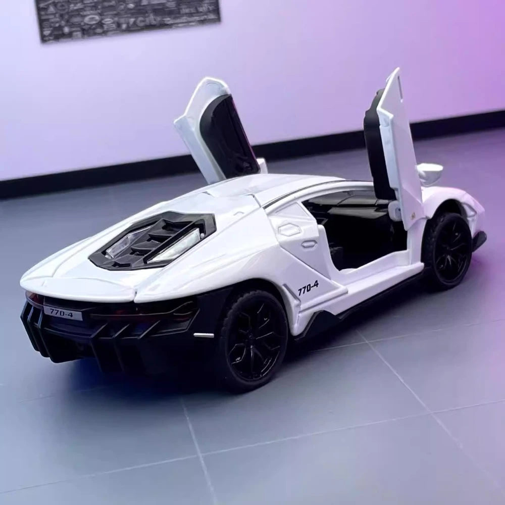 [TOY] 1:32 Lamborghini 2017 Centenario LP770-4 White Model Car Die-Cast