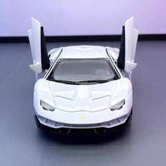 [TOY] 1:32 Lamborghini 2017 Centenario LP770-4 bianco modellino di auto Die-Cast