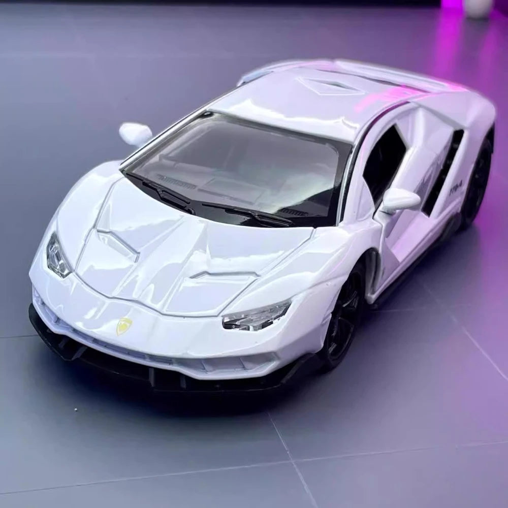 [TOY] 1:32 Lamborghini 2017 Centenario LP770-4 White Model Car Die-Cast