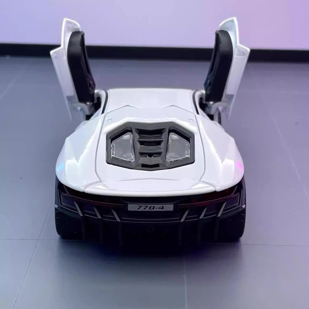 [TOY] 1:32 Lamborghini 2017 Centenario LP770-4 White Model Car Die-Cast