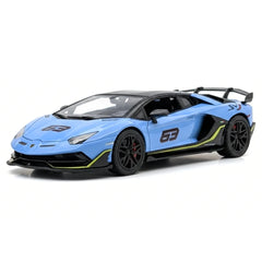 [TOY] 1:32 Lamborghini 2018 Aventador LP770-4 SVJ Blue Model Car Die-Cast