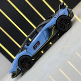 [TOY] 1:32 Lamborghini 2018 Aventador LP770-4 SVJ Blue Model Car Die-Cast