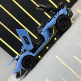 [TOY] 1:32 Lamborghini 2018 Aventador LP770-4 SVJ Blue Model Car Die-Cast