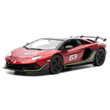 [TOY] 1:32 Lamborghini 2018 Aventador LP770-4 SVJ Red Model Car Die-Cast