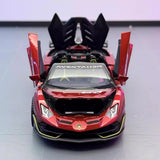 [TOY] 1:32 Lamborghini 2018 Aventador LP770-4 SVJ Red Model Car Die-Cast
