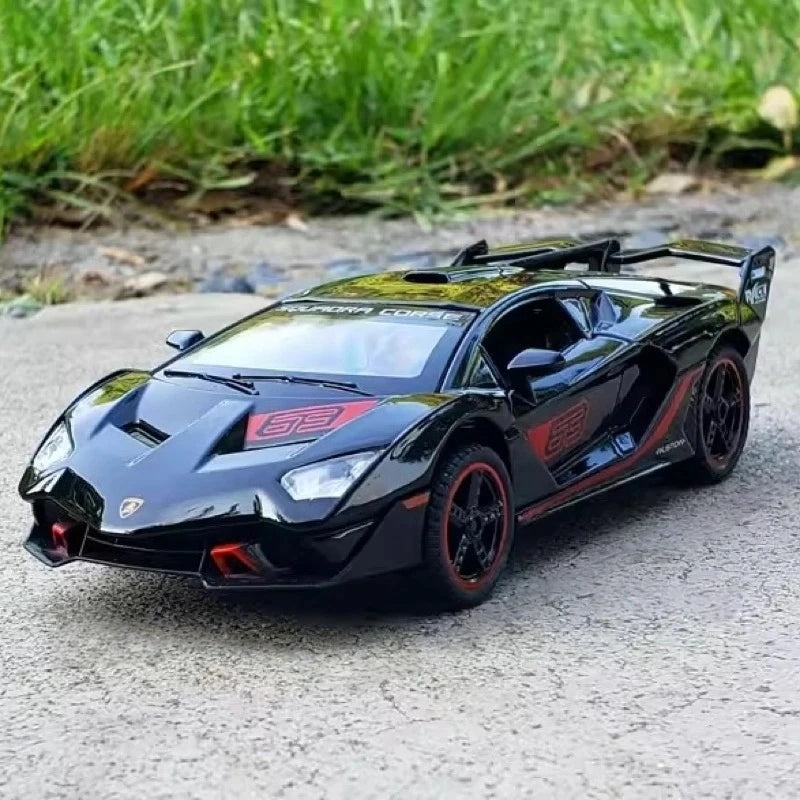 [TOY] 1:32 Lamborghini 2018 SC18 Alston Black Model Car Die-Cast