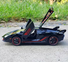 [TOY] 1:32 Lamborghini 2018 SC18 Alston Black Model Car Die-Cast