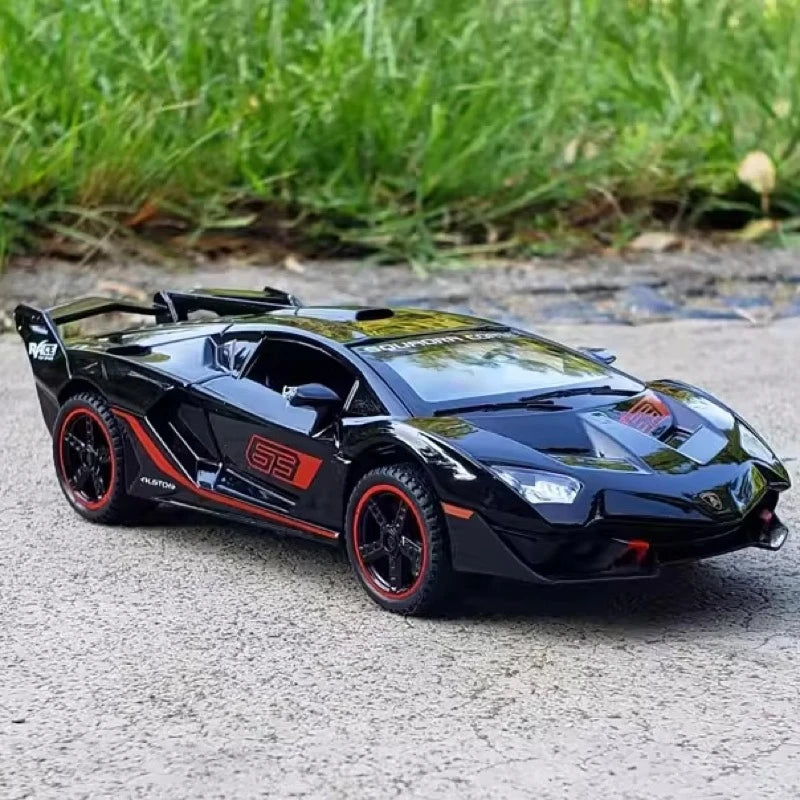 [TOY] 1:32 Lamborghini 2018 SC18 Alston Black Model Car Die-Cast