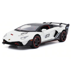 [TOY] 1:32 Lamborghini 2018 SC18 Alston bianco modellino di auto Die-Cast