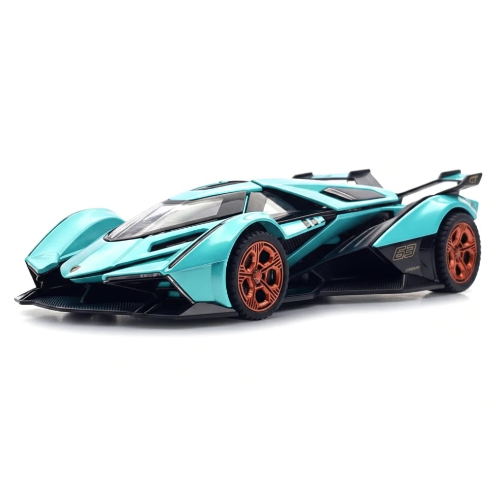 [TOY] 1:32 Lamborghini 2019 V12 Vision Gran Turismo Blue Model Car Die-Cast