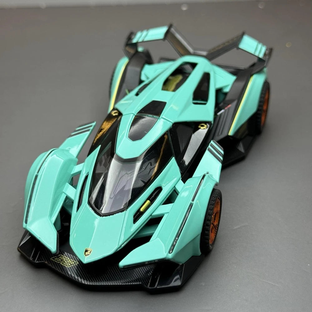 [TOY] 1:32 Lamborghini 2019 V12 Vision Gran Turismo Blue Model Car Die-Cast