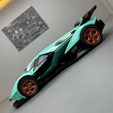 [TOY] 1:32 Lamborghini 2019 V12 Vision Gran Turismo blå modellbil Die-Cast