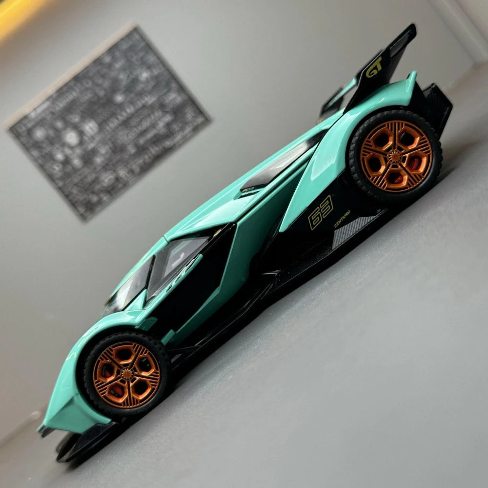 [TOY] 1:32 Lamborghini 2019 V12 Vision Gran Turismo Blue Model Car Die-Cast